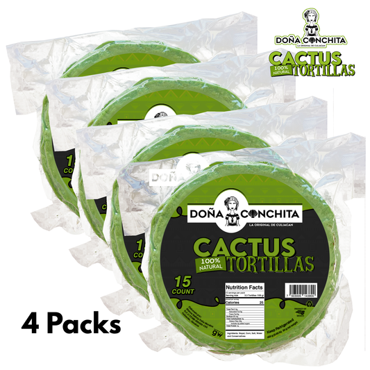 Doña Conchita Cactus Tortillas 4 Pack